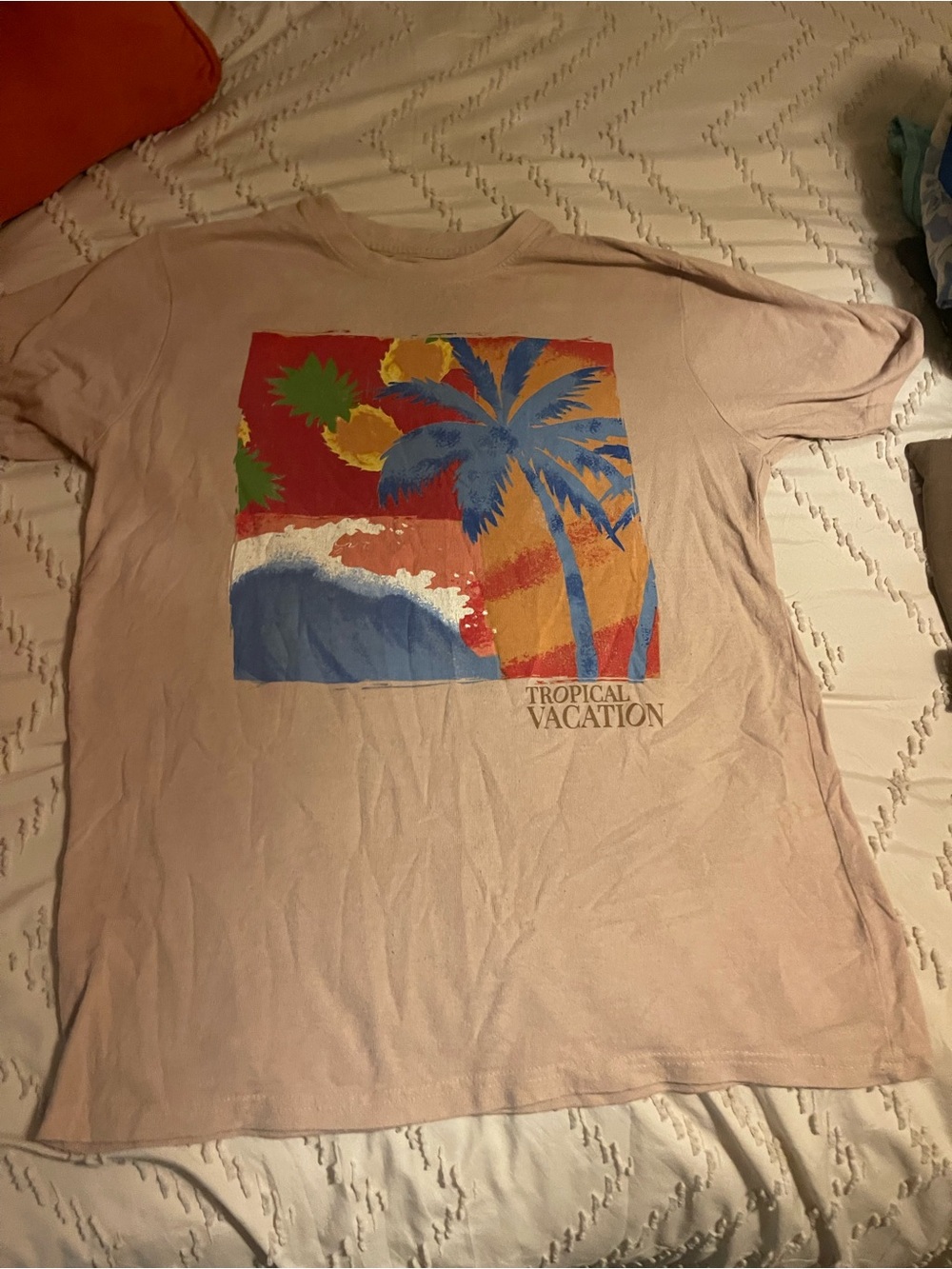 Chemistry Pink Tropical Graphic Tee